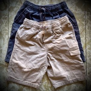 2pk pull-on chino shorts